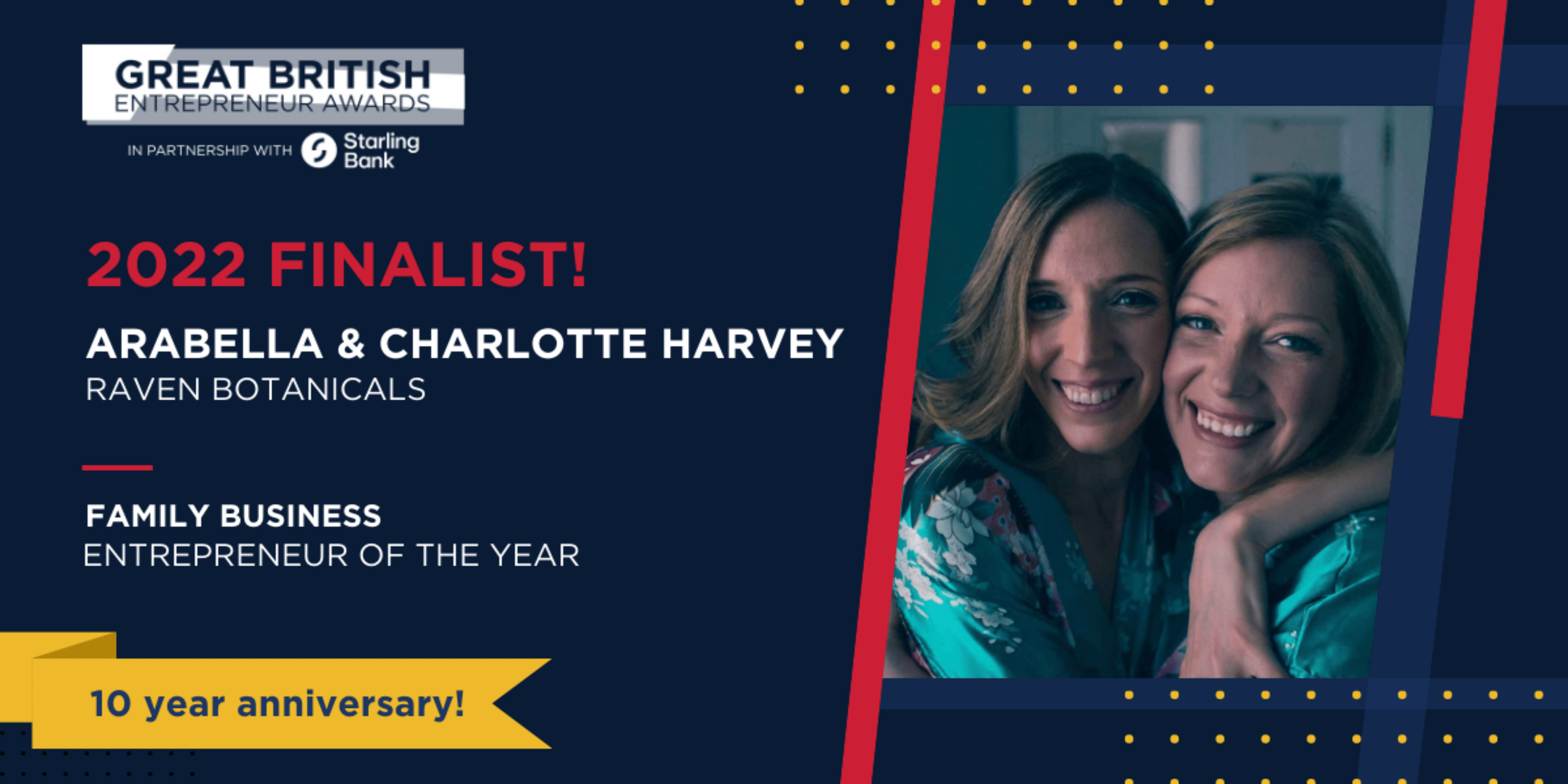 Great British Entrepreneur Finalists! - Raven Botanicals