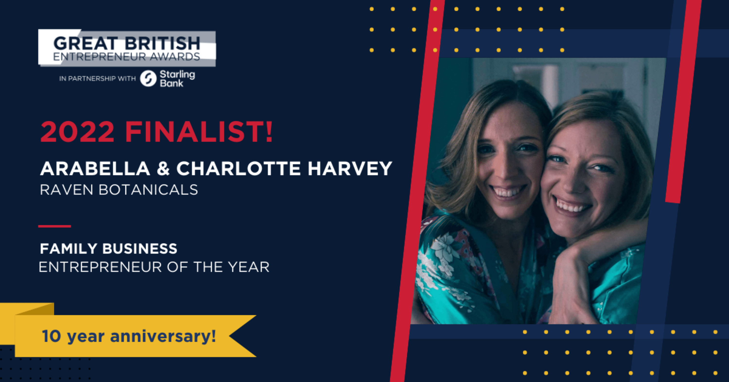 Great British Entrepreneur Finalists! - Raven Botanicals