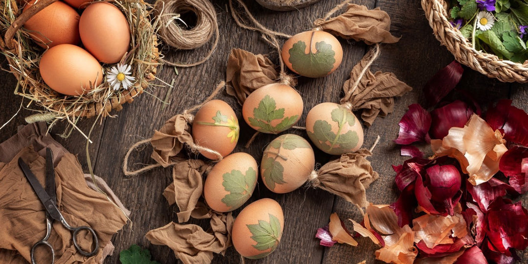 Unlock the Art of Naturally Dyed Eggs: Stunning Botanical Patterns for a Eco-Friendly Easter - Raven Botanicals