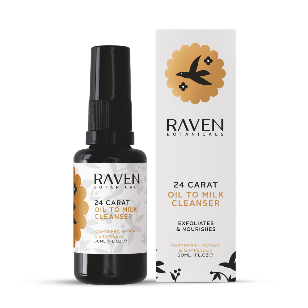24 Carat Oil to Milk Cleanser - Raven Botanicals