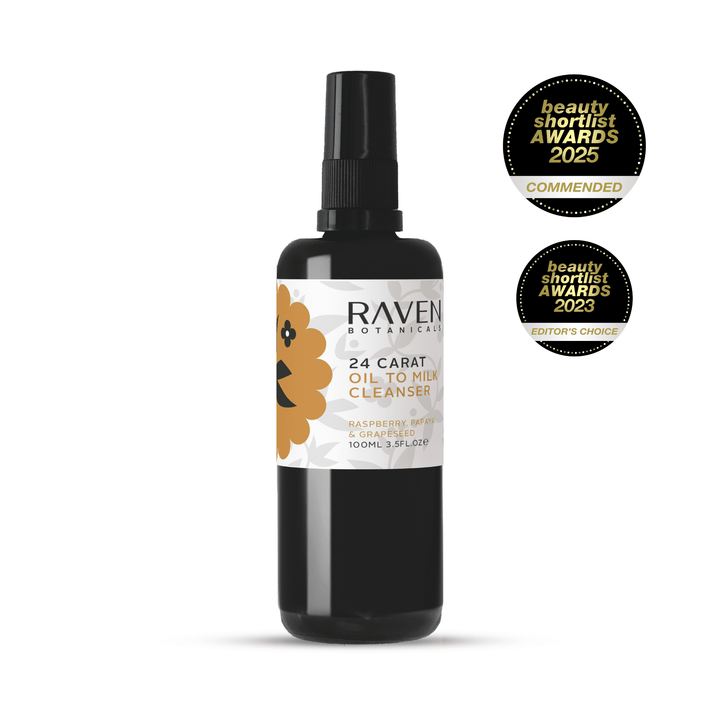 24 Carat Oil to Milk Cleanser - Raven Botanicals