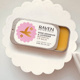 Botanical Lip Balm - Rose Geranium & Lavender - Raven Botanicals