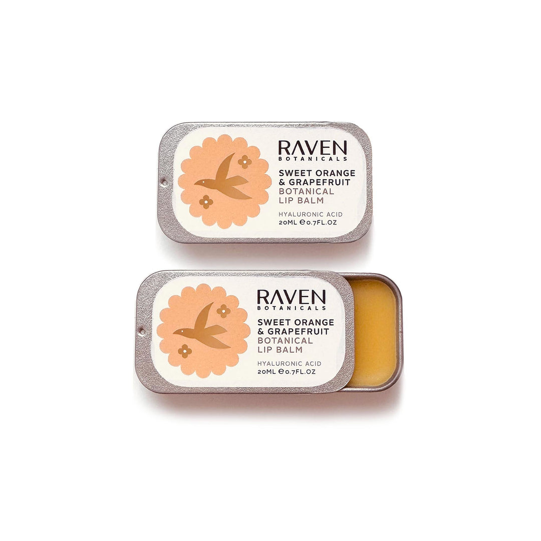 Botanical Lip Balm - Sweet Orange & Grapefruit - Raven Botanicals