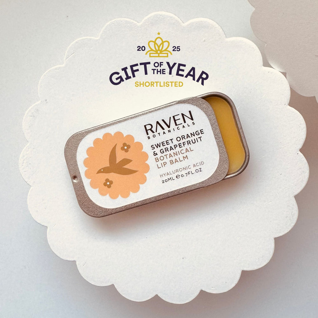 Botanical Lip Balm - Sweet Orange & Grapefruit - Raven Botanicals