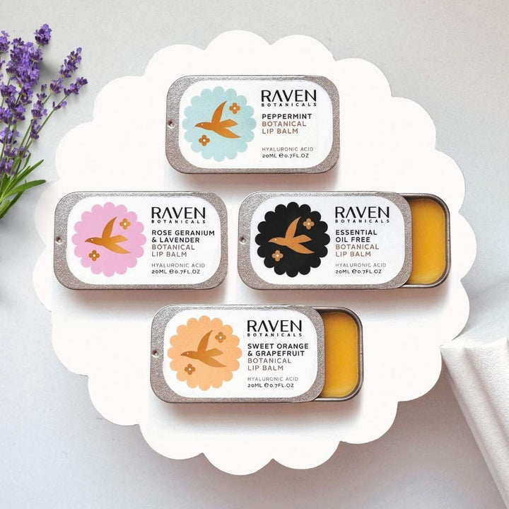 Botanical Lip Balms Set - Raven Botanicals