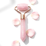 Mini Rose Quartz Facial Roller - Raven Botanicals