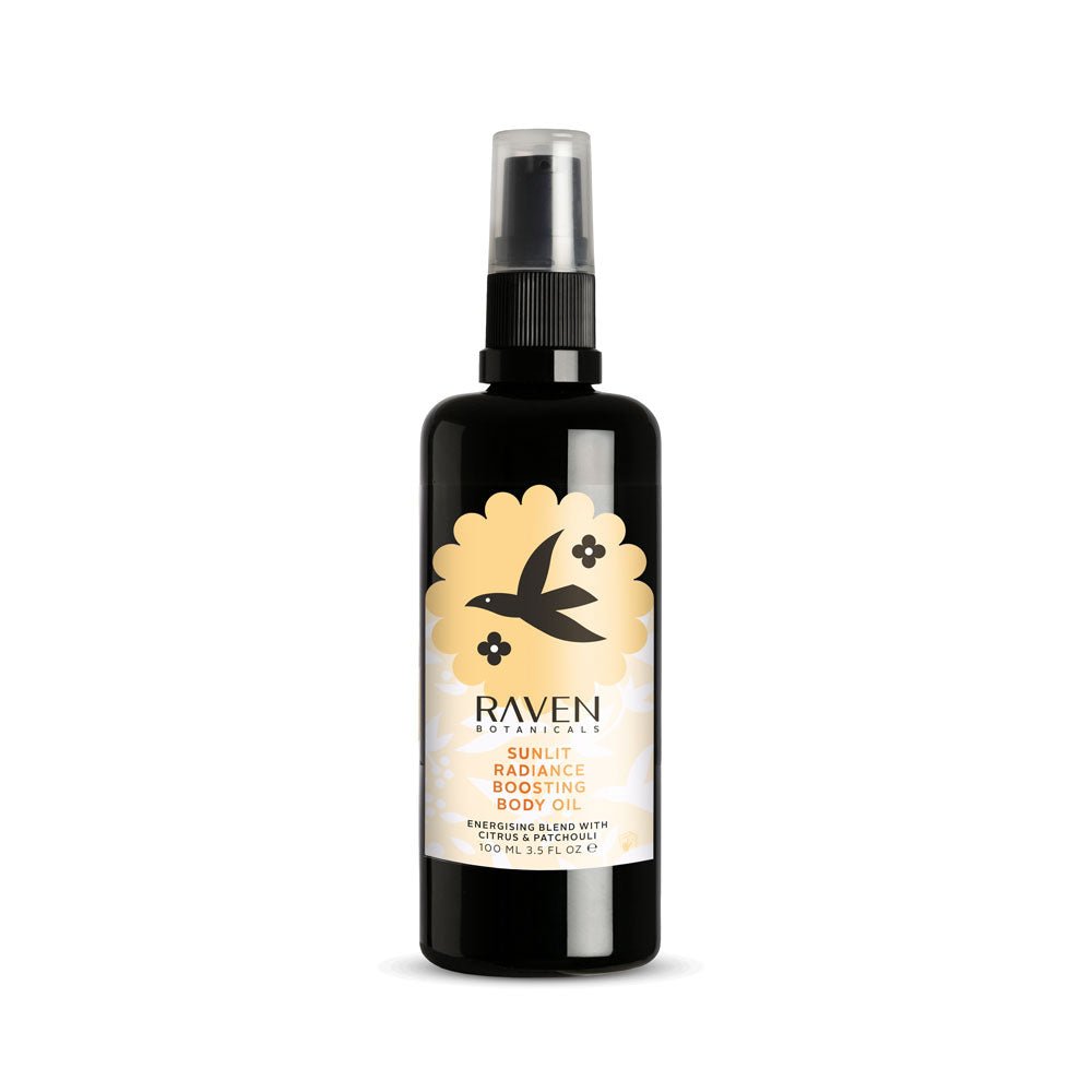 Sunlit Radiance Boosting Body Oil - Raven Botanicals
