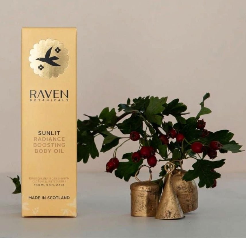 Sunlit Radiance Boosting Body Oil - Raven Botanicals